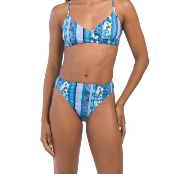 Lucky Brand Bikini Nwt Size Small Beautiful Blue And Purple Perfect Gift Idea!
